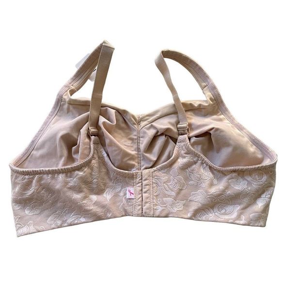 Wacoal Modest Beige Awareness Full Figure Seamless Wire Free Bra Size 44DDD - Picture 5 of 8